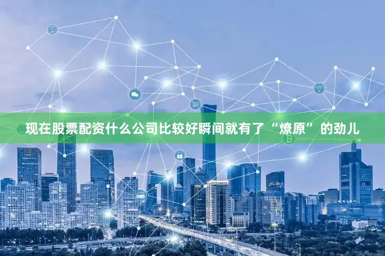 现在股票配资什么公司比较好瞬间就有了 “燎原” 的劲儿